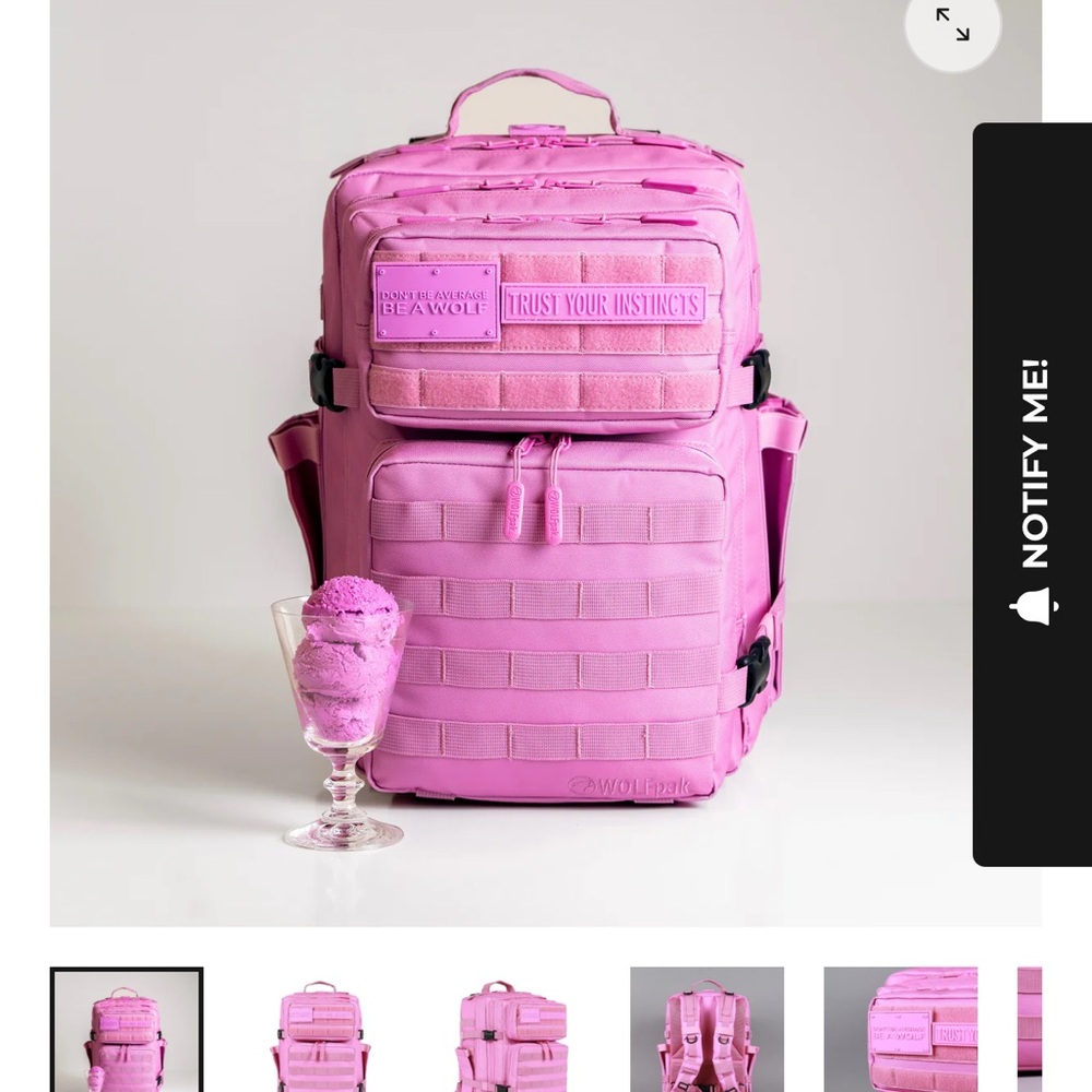 ******ISO POST - Wolfpak 35 L backpack in Sherbet BERRY